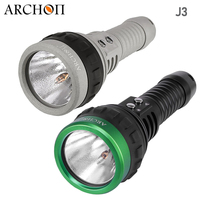 ARCHON J3 Lampe de plongée verte + lumière blanche 2 en 1, lumière de plongée max 5000LM, haute luminosité, batterie rechargeable intégrée