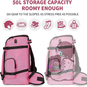 Sac de voyage pour équipement de ski, grande capacité 50L, personnalisé, pour bottes de ski et équipement de <span class=keywords><strong>neige</strong></span> - Product Image 4
