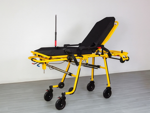 Camilla de ambulancia plegable de aleación de aluminio, diseño ajustable ligero directo de fábrica para transporte EMS - Product Image 3