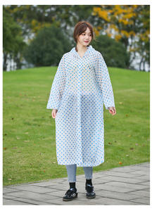 Impermeable de una Pieza de EVA con Diseño de <span class=keywords><strong>Lunares</strong></span> Redondos, Fresco y Elegante, para Adultos, Engrosado, para Senderismo al Aire Libre, Conciertos, Portátil - Product Image 4