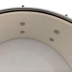 Juego de Tambor Profesional de Acero al Carbono Resistente al Agua de 14x5.5 Pulgadas - Kit Completo con Baquetas, Llave y Correa en Acabado Negro - Product Image 3