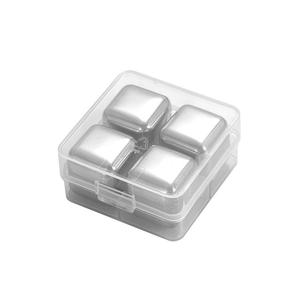 Ican — 304 Cubes à glace en acier inoxydable, glace artificielle en <span class=keywords><strong>granit</strong></span> réutilisable, avec Logo personnalisé - Product Image 1