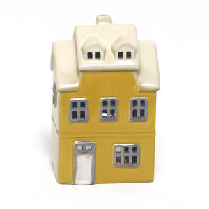 Lanternes à bougies en céramique Poterie Photophore Porte-bougies personnalisé en forme de <span class=keywords><strong>maison</strong></span> Cadeaux - Product Image 3