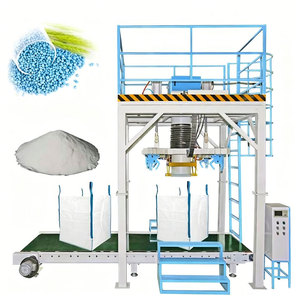 Machine de remplissage automatique en vrac pour sacs jumbo, machine de pesage et de remplissage de poudre de qualité alimentaire pour sacs en papier, sable et mélange de ciment - Product Image 1