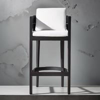 Meubles de bar de jardin 2024 Offre Spéciale Tabouret de comptoir de bar en aluminium brillant au design moderne