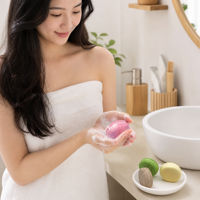 Sabun Rambut Padat Bebas Sulfat dan Silikon, Jahe Kelapa Alami, Sampo Batang dengan Minyak Esensial untuk Pertumbuhan Rambut