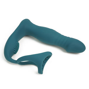 Sex Toys Voor Mannen Prostaat Massager Vibrator Vibrerende Stuwende <span class=keywords><strong>Dildo</strong></span> 'S Anale Butt Plug Met Haan Ring - Product Image 6