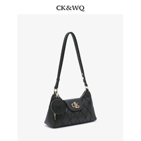 Tas Selempang Wanita Niche Rhombus Emboss 2026 Tali Dapat Disesuaikan Mini Hobo Tas Desainer Dengan Dompet Koin Senada