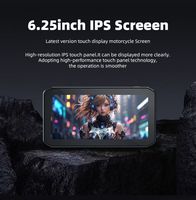 GPS moto 6.25 pouces avec support personnalisé CarPlay Android Auto avec antivol et outil pour barre transversale 16mm 22mm
