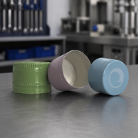 Capsules en aluminium et plastique ROPP pour huile d'olive Topack avec bec verseur, bouchons de bouteille inviolables pour vin