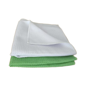 Serviette en microfibre à tissage <span class=keywords><strong>diamant</strong></span> 40x40cm, absorbante, sans peluches, sans traces, pour le nettoyage des vitres automobiles, vente en gros - Product Image 4