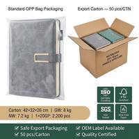 Carnet A5 en cuir PU personnalisé avec fermeture métallique, 100 feuilles, vente en gros, OEM, logo gaufré, journal, agenda, cadeau d'affaires pour le bureau