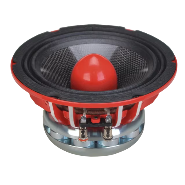 SPL Competition Midrange Speaker 112Hz-10KHz 6.5 Inch Car Speaker Red Bullet Shallow Mount Car Audio Driver