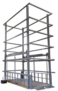 Plateforme élévatrice verticale en acier au manganèse haute résistance pour entrepôt, monte-charge hydraulique, capacité personnalisée - Product Image 2