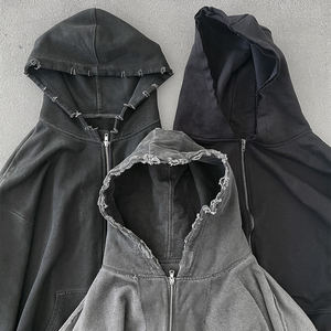 Sudaderas con Capucha para Hombre, Estilo Urbano, de Algodón Grueso, Corte Holgado, con Bordado Puff y Estampado Personalizado del Fabricante - Product Image 1