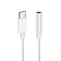 Type-c à 3.5mm câble adaptateur de câble audio résolution 8K écouteur micro adaptateur stéréo Aux pour casque pour divers appareils