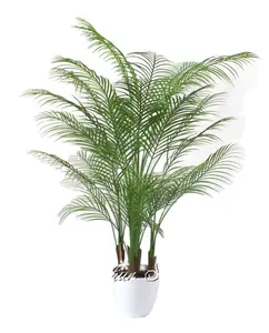 Hot Koop 120Cm Kunstmatige Palmbomen Voor Hotel Woondecoratie Mini Plastic Plant Boom Voor Tuin Kunstmatige Fake Plant
