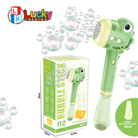 Lucky Toys Nouveau Bébé En Plein Air Souffleur Pistolet Machine À Bulles Bâton À Bulles Dessin Animé Poussin En Plastique Baguette À Bulles pour enfants avec des lumières