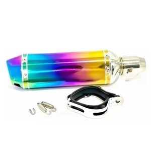 Tubo de Escape Hexagonal Modificado Multicolor para Motocicletas de Alta Cilindrada con Sonido Deportivo - Product Image 2