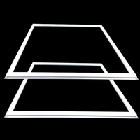 Plafonnier Led ultramince avec cadre en aluminium, nouveau modèle de 2020, 60x60 et 2x2, panneau plat rétroéclairé 48w