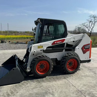 Bobcat S550 Skid Steer Loader 63.2HP Terbaru dengan Attachment High Flow Planer Trencher Wheel Saw untuk Dijual