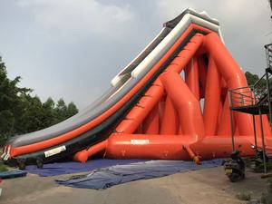 Toboggan aquatique gonflable Dropkick à chute libre pour adultes - Toboggan de parc d'aventure certifié CE, étanche - Product Image 6