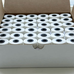 Filament de polyester blanc sans bordure 75D/2 60Wt bobine de fil de fond de broderie pré enroulé noyau magnétique utilisé à la maison pour la couture - Product Image 6