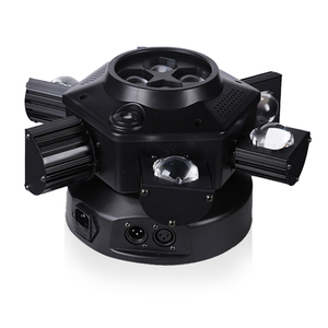 6-Head RGBW LED Cabeza móvil Luces láser Mini Disco Party Stage Magic Ball con luces de haz - Product Image 5