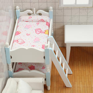 Nuevo Modelo de Casa de Juguete en Miniatura de Madera a Escala 1:12 para Armar, con Muebles de Dormitorio de Dibujos Animados Creativos para Cama Infantil y Adorno - Product Image 5