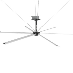 Ventilateurs de plafond industriels HVLS de 24 pieds, grand moteur DC sans balais, robustes pour les grands espaces et les entrepôts, grands ventilateurs de plafond - Product Image 1