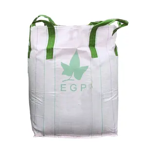 EGP चीन आपूर्तिकर्ता 1000kg 1 टन पीपी FIBC बिग जंबो बैग सुपर उर्वरक के लिए कृषि का उपयोग करता