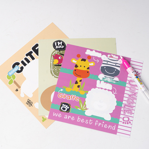 Set di Carte Magiche ad Acqua Personalizzate per Bambini, Libro da Colorare, Giocattolo per Disegnare Senza Disordine, Attività Divertente per Bambini Piccoli - Product Image 4