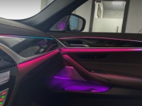 Kit d'éclairage d'ambiance intérieur LED Symphony pour BMW Série 5 G30 G38 2019-2023, accessoires de décoration pour cache-haut-parleurs