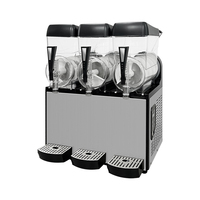 Fabrieksgroothandel Nieuwe Commerciële IJs-Slushmachine 3 Tanks Automatische Fruit Melk Water Slush Automaat