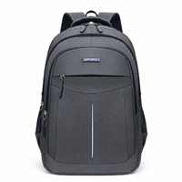 Sac à dos d'affaires pour hommes, sac pour ordinateur portable de 15 pouces, tissu Oxford, grande capacité 20-35L, sac de voyage multi-compartiments pour le bureau et l'école