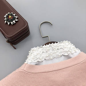 Col Claudine pour Homme en Perles Naturelles et Imitation Pierre, Style Pastoral et Sacerdotal, pour T-shirt et Veste - Product Image 4