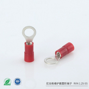 Terminales de Anillo Rojo <span class=keywords><strong>RVN</strong></span> 1.25-5S, Conector Tipo Espada, Acepta Cables de Calibre 22AWG a 16AWG - Product Image 5
