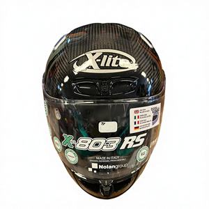 CASCO X-LITE X803 RS Kit Uomo % Modal Colore Sfumato CARBON BLACK-SILVER Made in Italy - Product Image 1