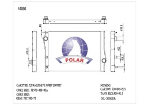 Radiador de Fabricación Profesional para BMW X5 E70 X6 E71 128i 323i 328i, Piezas de Repuesto 17117533472 60823 <span class=keywords><strong>13377</strong></span> 44060 - Product Image 4