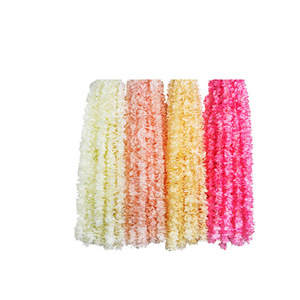 <b>Dressed</b> Artificial Flower Garlands Silk Material Wedding Ceiling Decorations 4 Colors Available - Product Image 5