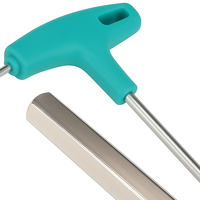 Set Kunci Allen Rockbros Baja Paduan ISO9001 dengan Gagang Alat Kunci Allen t Handle