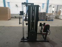 Gym à domicile unisexe avec 3 stations machine en acier multifonctionnelle pour l'entraînement des jambes bras poitrine dos épaules musculation