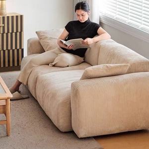 Modular sofa cắt thiết lập lớn nhung vải phòng khách đồ nội thất với miếng bọt biển điền cho căn hộ khách sạn biệt thự - Product Image 5