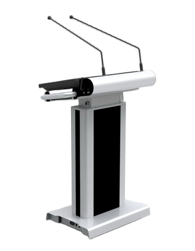 Рекламный киоск/электрическая регулируемая по высоте стойка и аудио визуальный мультимедийный Подиум