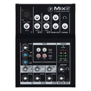Table de mixage DJ MIX SERIES 5 Noir MIX5 - Product Image 3