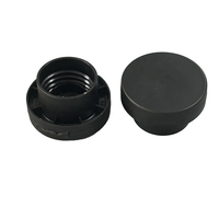 Forme de champignon de couleur mélangée 24-410 avec capuchon supérieur rabattable à surface mate pour bouteilles en plastique Squzze produits de soins personnels