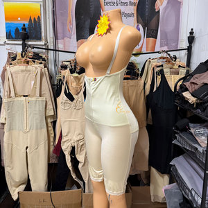 <span class=keywords><strong>Body</strong></span> gainant post-chirurgical pour <span class=keywords><strong>femme</strong></span>, à buste ouvert et fermeture éclair, confortable, effet ventre plat, couleur unie, gaine amincissante - Product Image 3