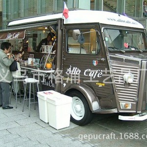 Vintage Classic Style Food Truck 4.8m Stainless Steel Body <b>Soft</b> <b>Serve</b> <b>Machine</b> Ice Cream Outdoor Use - Product Image 3