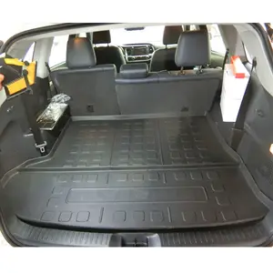 Offre Spéciale imperméable 3D tapis de coffre de voiture pour Toyota Highlander 2015-2021