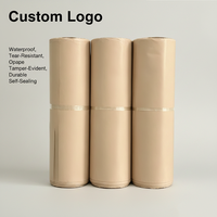 Sacs d'expédition jetables en PE avec logo personnalisé, enveloppes en plastique à usage unique pour l'emballage e-commerce et la livraison quotidienne de colis